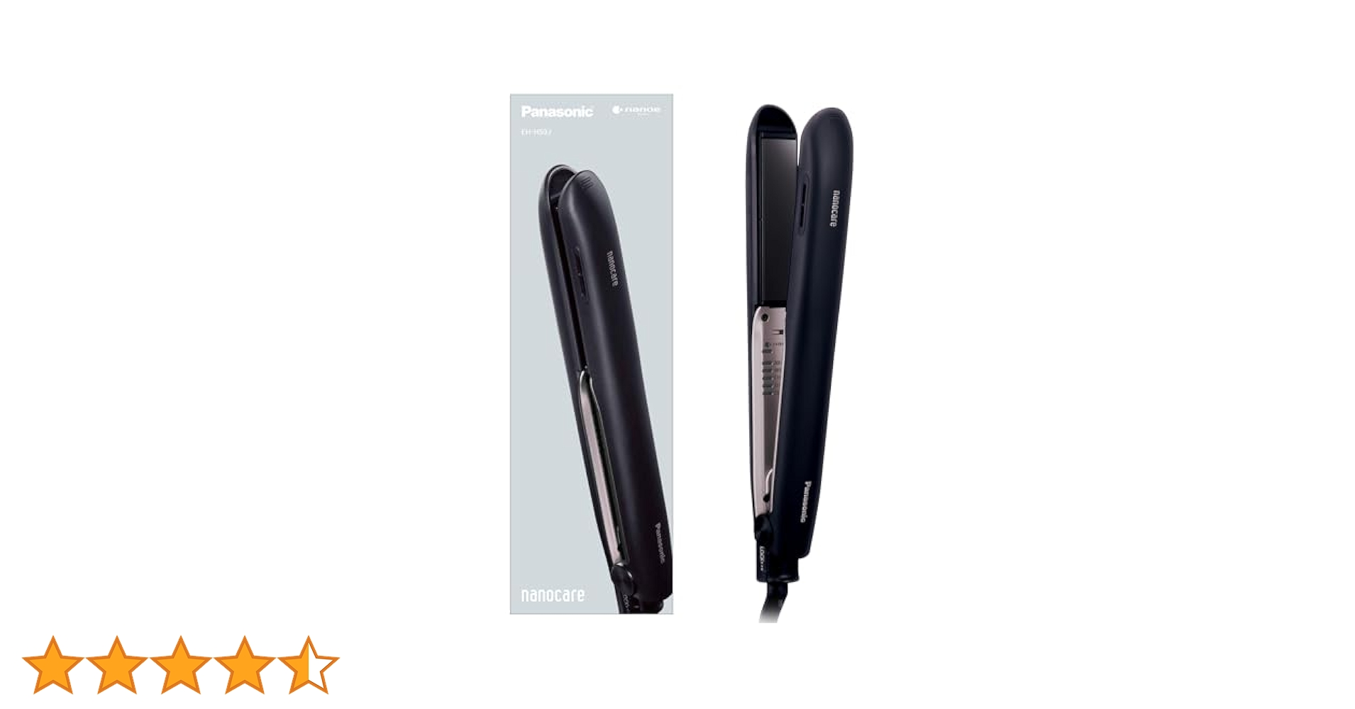 ヘアアイロン Panasonic EH-HS9J-K BLACK Amazon.com : Panasonic EH-HS9J Straight Iron Nano Care AC100